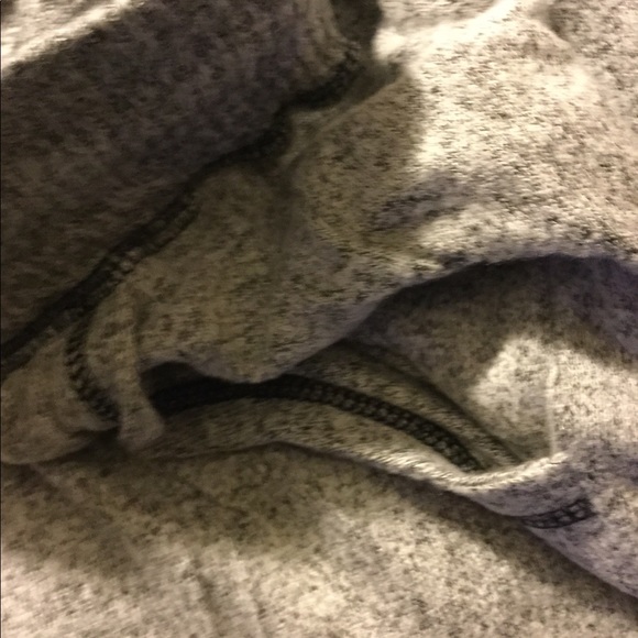 🆕Last Medium Heather Grey Melange Brushed Salt & Pepper Hacci Drawstring Jogger - Picture 8 of 8